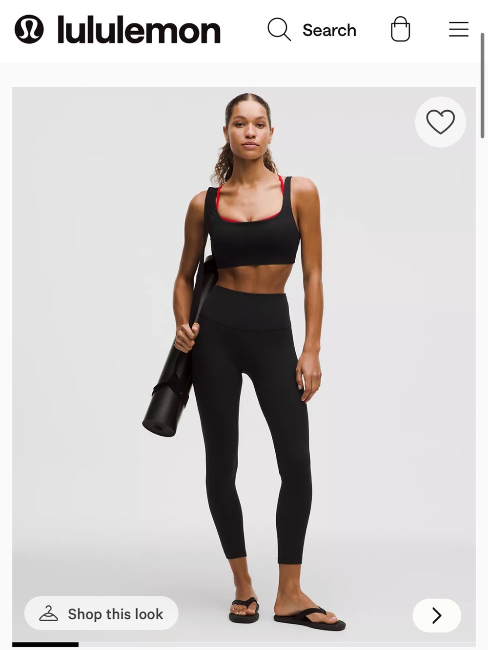 lululemon athletica Black High-Rise align Leggings 25”